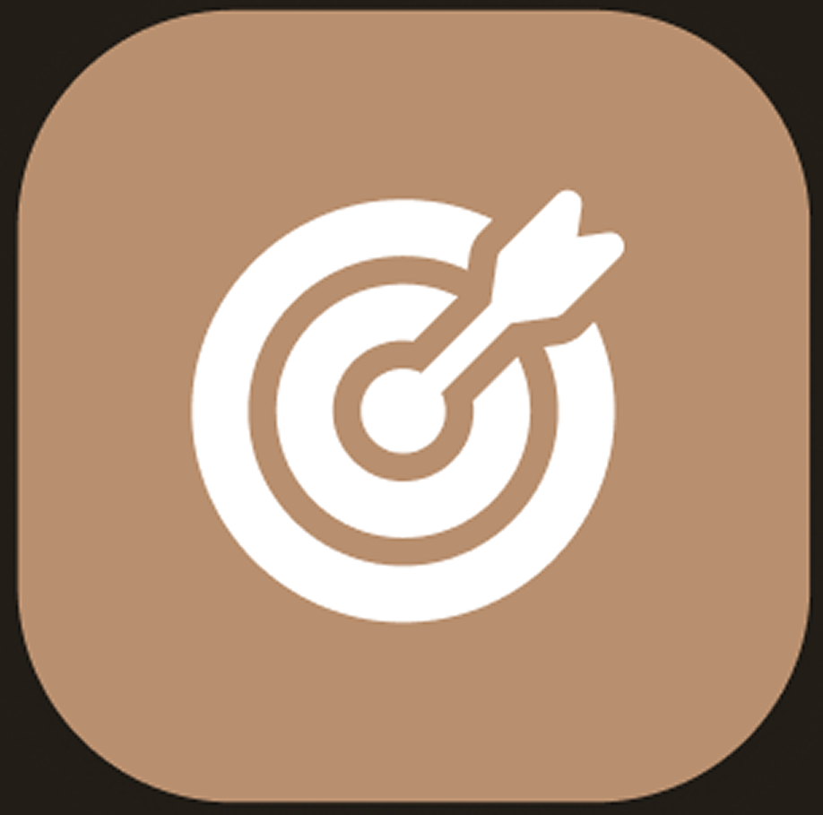 icon of a target and a dart