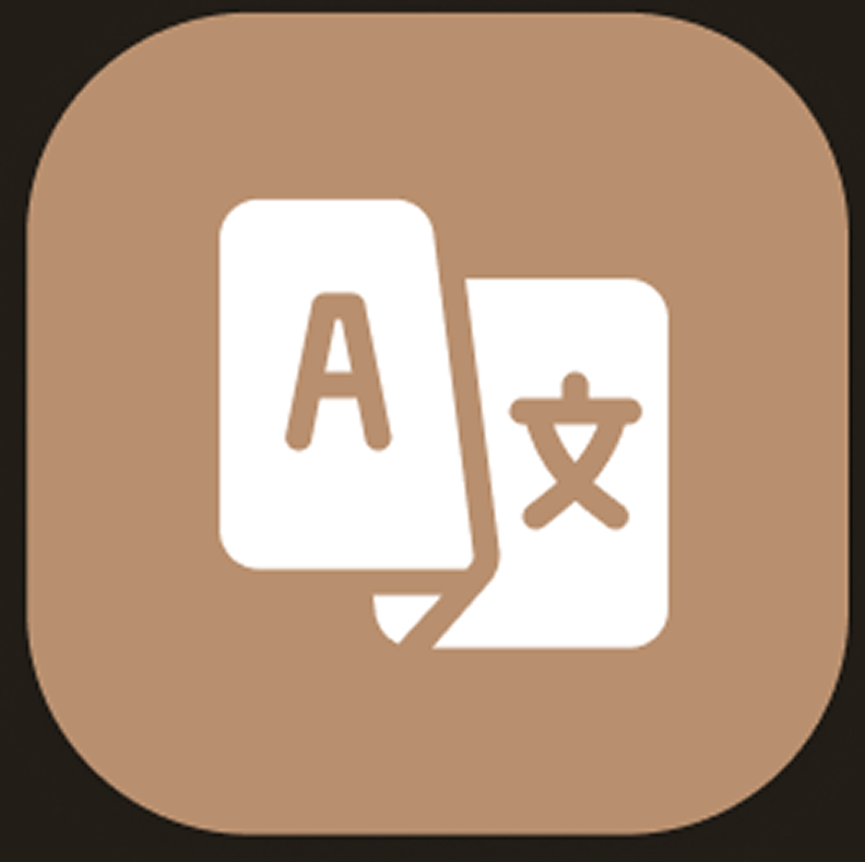 icon of a translation dictionary