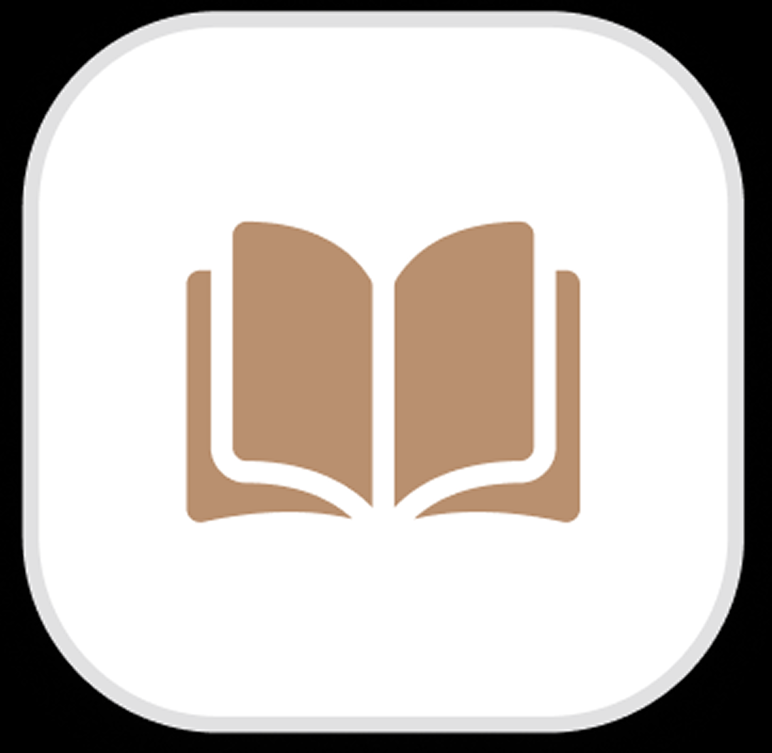 icon of an open book